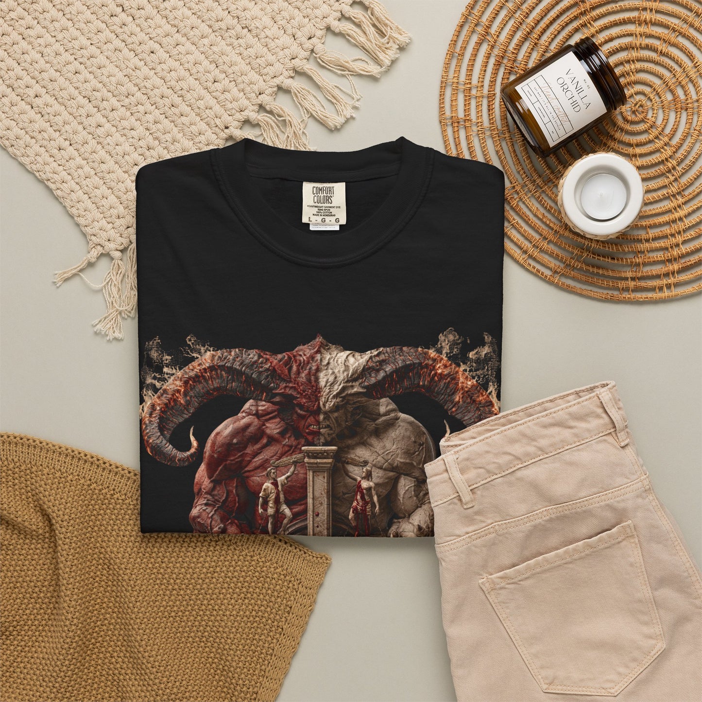 Scales of Libra-Unisex Garment-Dyed T-shirt