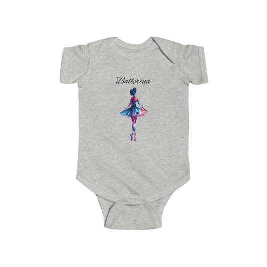 Ballerina Baby Bodysuit – Watercolor Ballet Infant Onesie