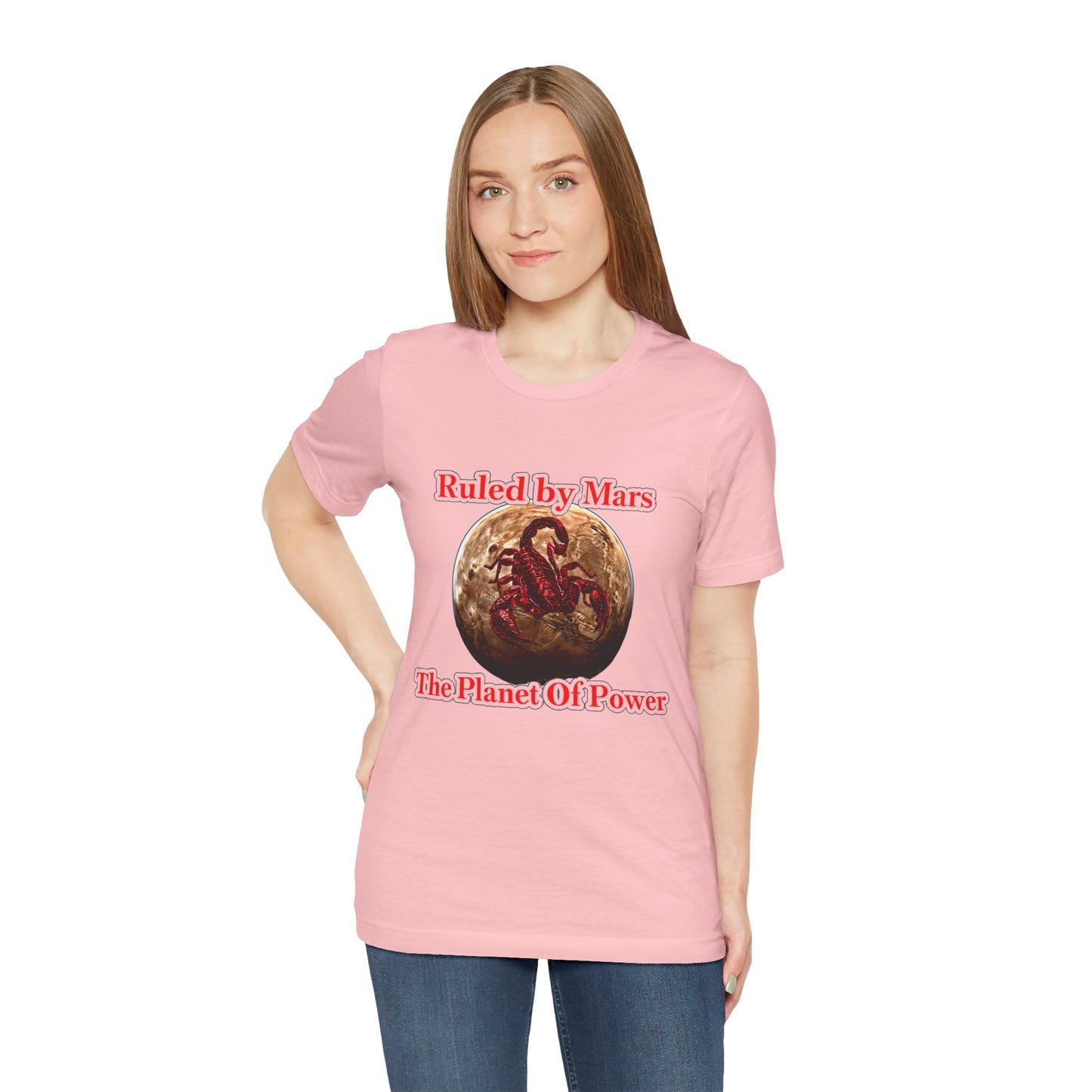 Mars Scorpio Tee — "Ruled by Mars, The Planet of Power" Graphic T‑Shirt