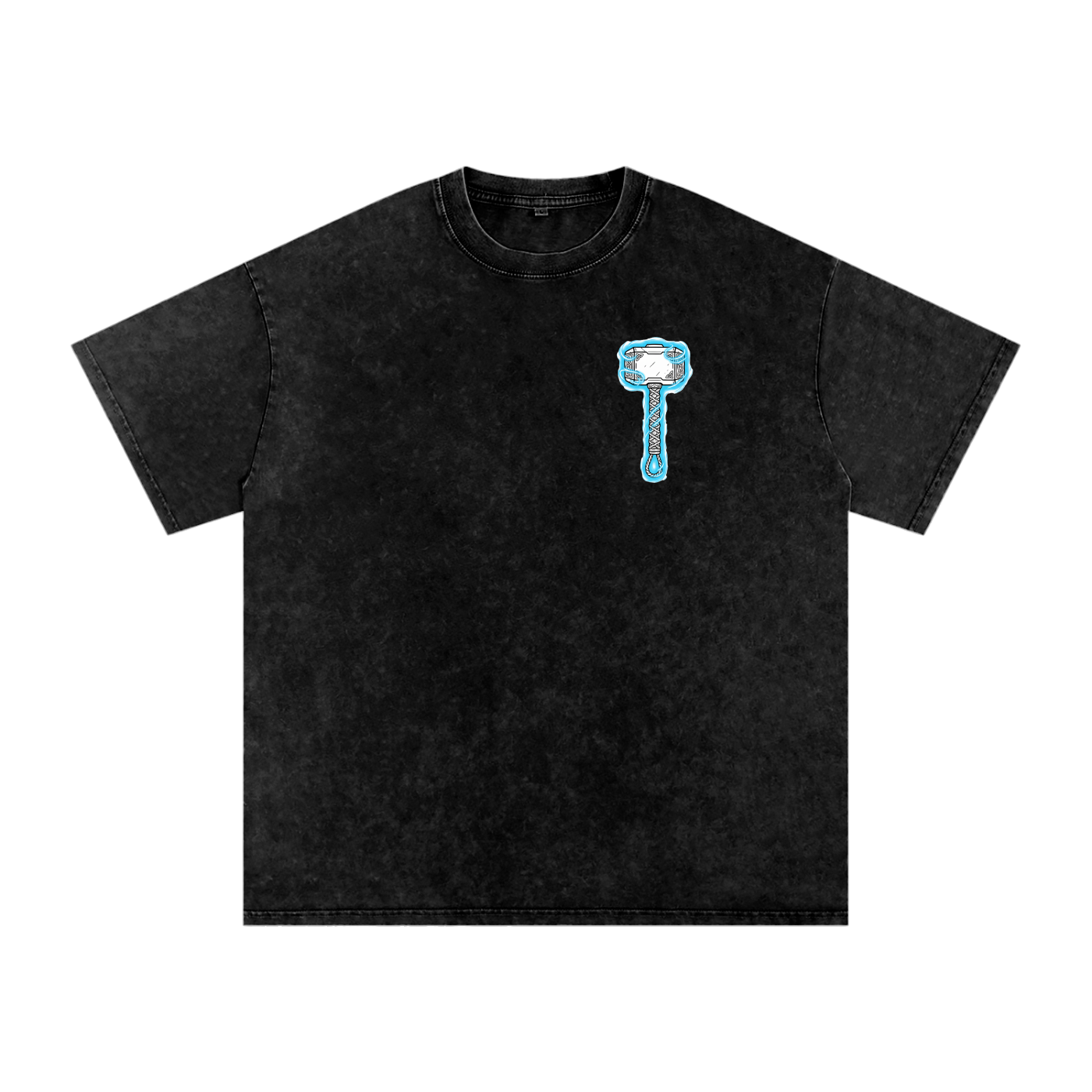 thefrostorder,oversizedtees,streettees,menstees,vikinggraphics,thorshammer,podtapstitch