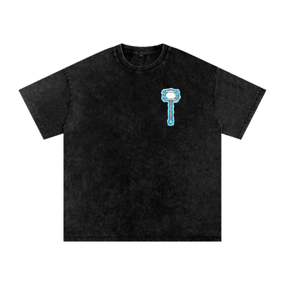 thefrostorder,oversizedtees,streettees,menstees,vikinggraphics,thorshammer,podtapstitch
