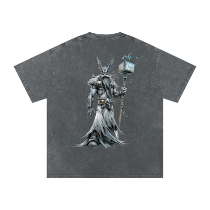 thefrostorder,oversizedtees,streettees,menstees,vikinggraphics,thorshammer,podtapstitch