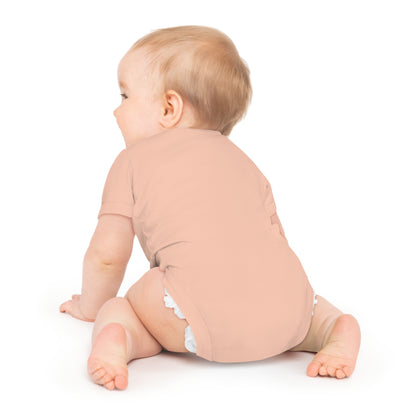 Baby Bodysuit — Cute Beach Baby in Chair with Umbrella Summer Bodysuit