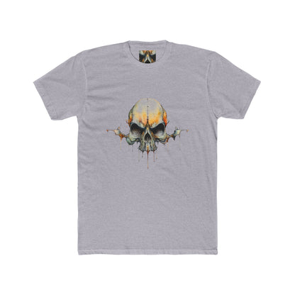Skull Drip Graphic Tee — Watercolor Skull T-Shirt