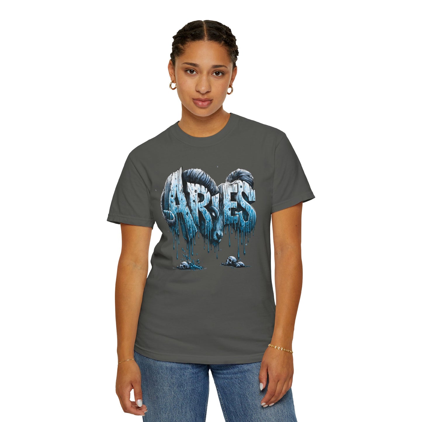 Aries Zodiac Tee — Ice Drip Astrology Graphic T-Shirt