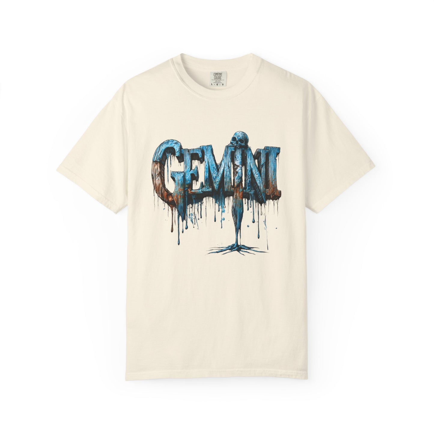 Gemini Zodiac Graphic T-Shirt — Frost Drop Tee