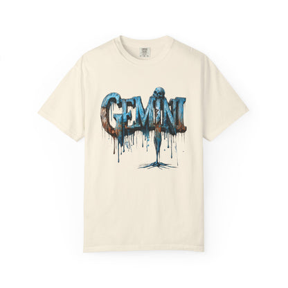 Gemini Zodiac Graphic T-Shirt — Frost Drop Tee