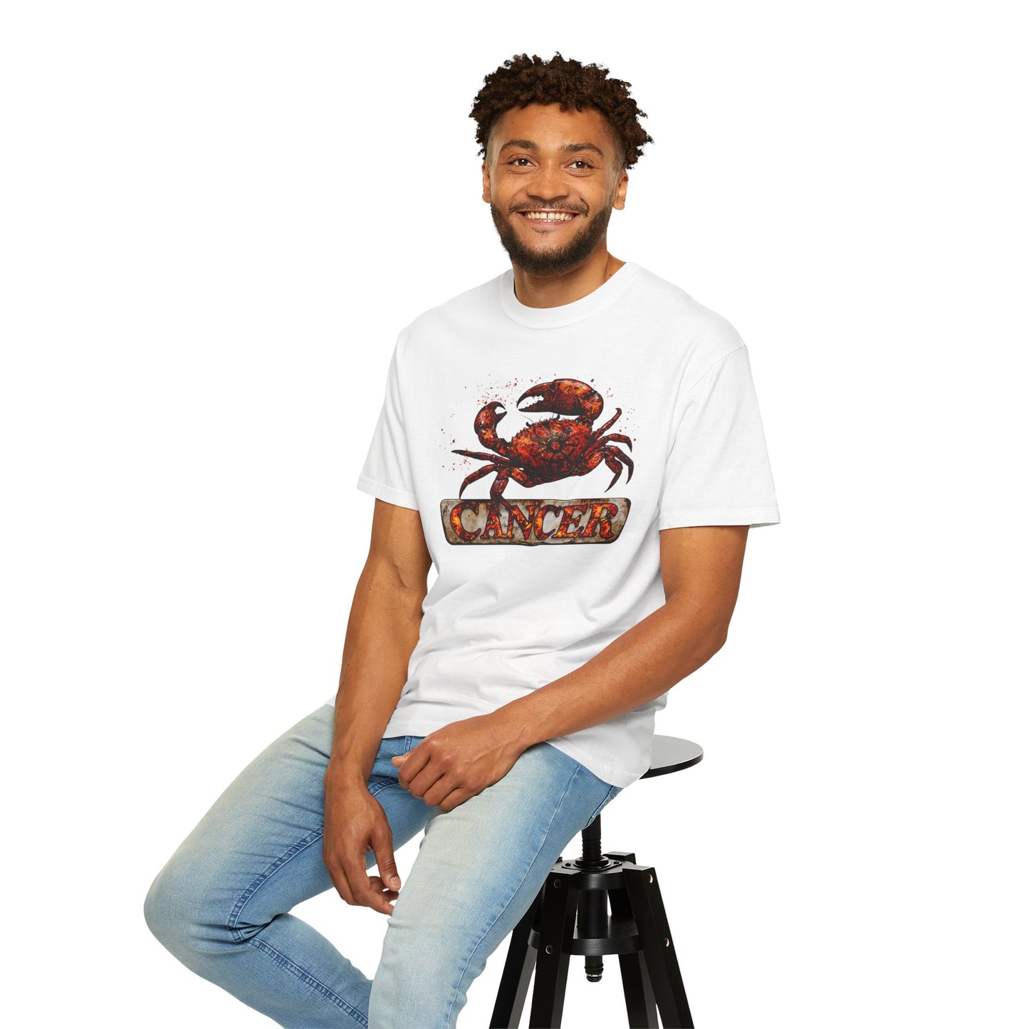 Cancer Zodiac T-Shirt — Rustic Crab Astrology Tee
