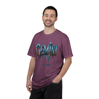 Gemini Zodiac Graphic T-Shirt — Frost Drop Tee