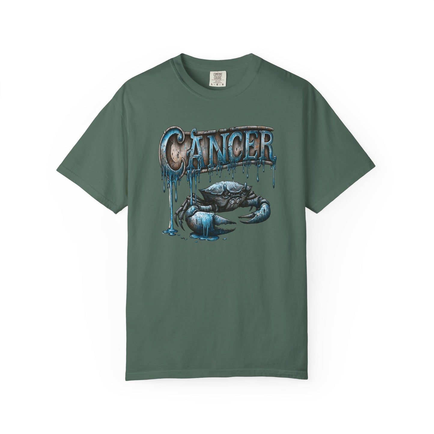 Cancer Zodiac Crab T-Shirt — Blue Drip Astrological Tee