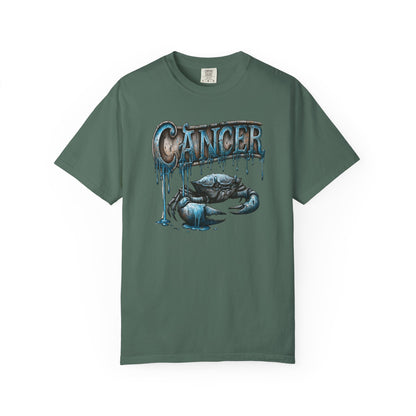 Cancer Zodiac Crab T-Shirt — Blue Drip Astrological Tee
