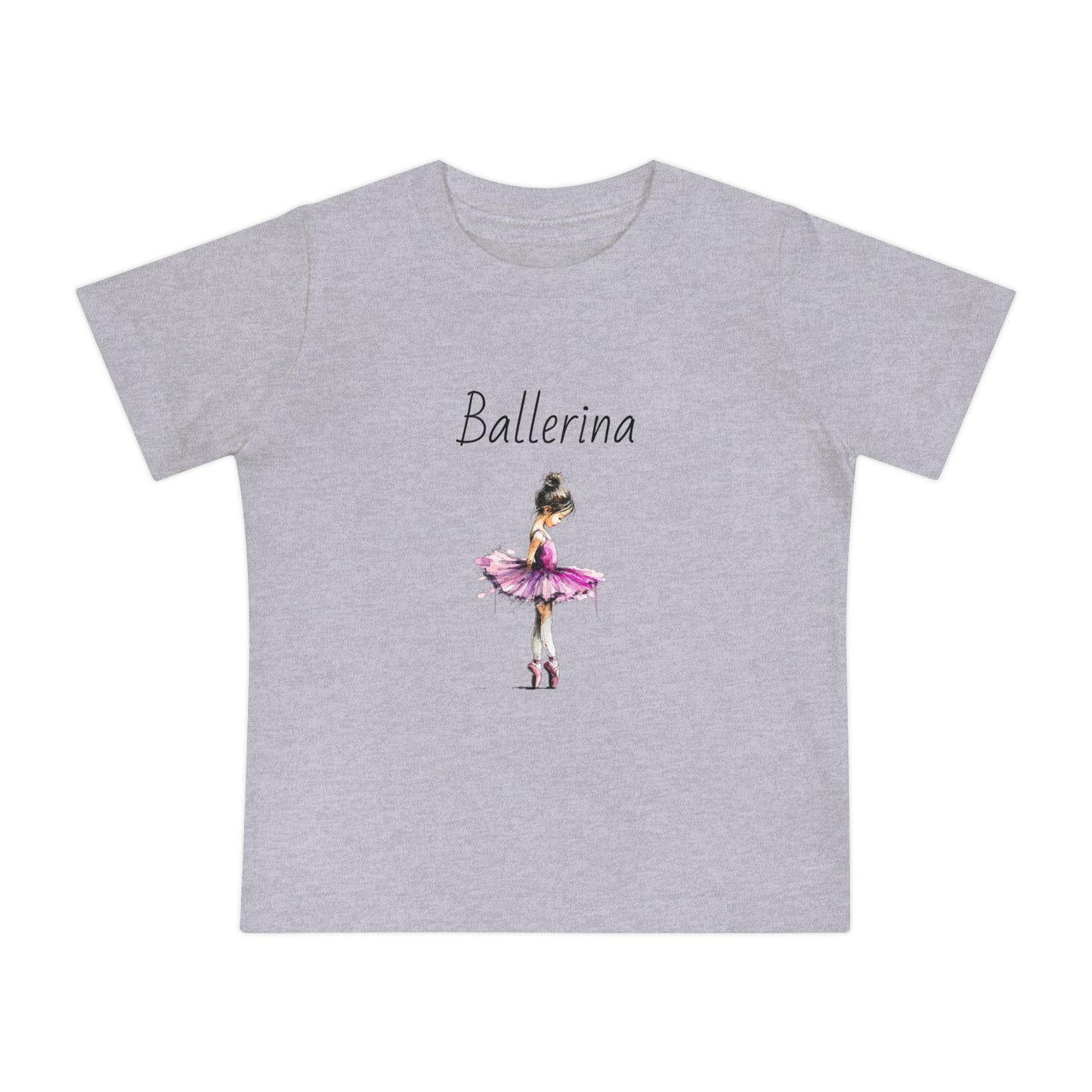 Ballerina Baby Tee — Pink Tutu Ballet Shirt for Infant Girls
