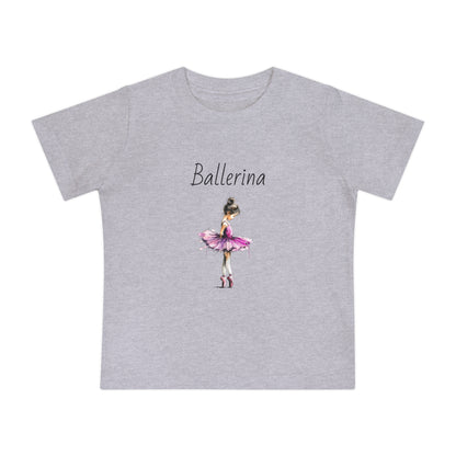 Ballerina Baby Tee — Pink Tutu Ballet Shirt for Infant Girls