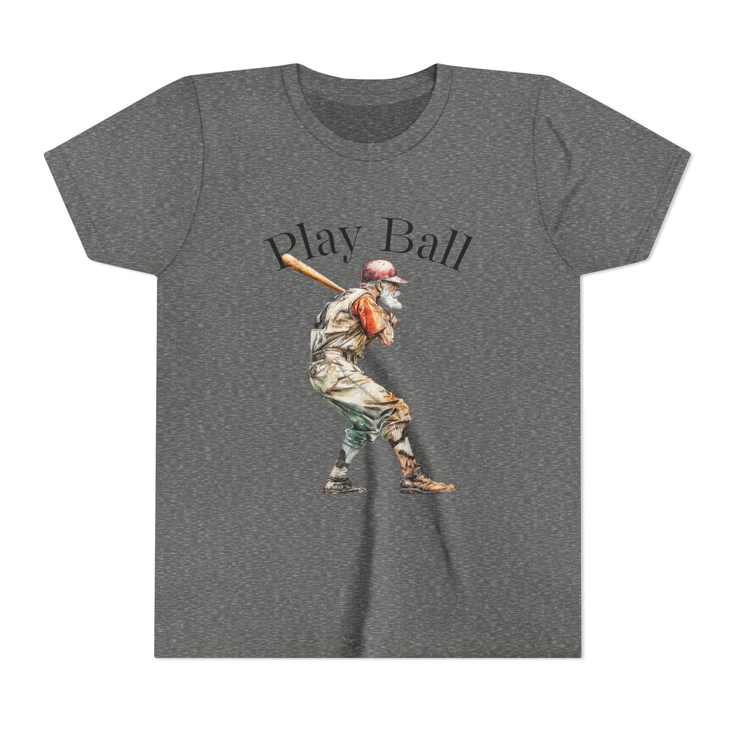 Youth Baseball Tee — 'Play Ball' Graphic T‑Shirt