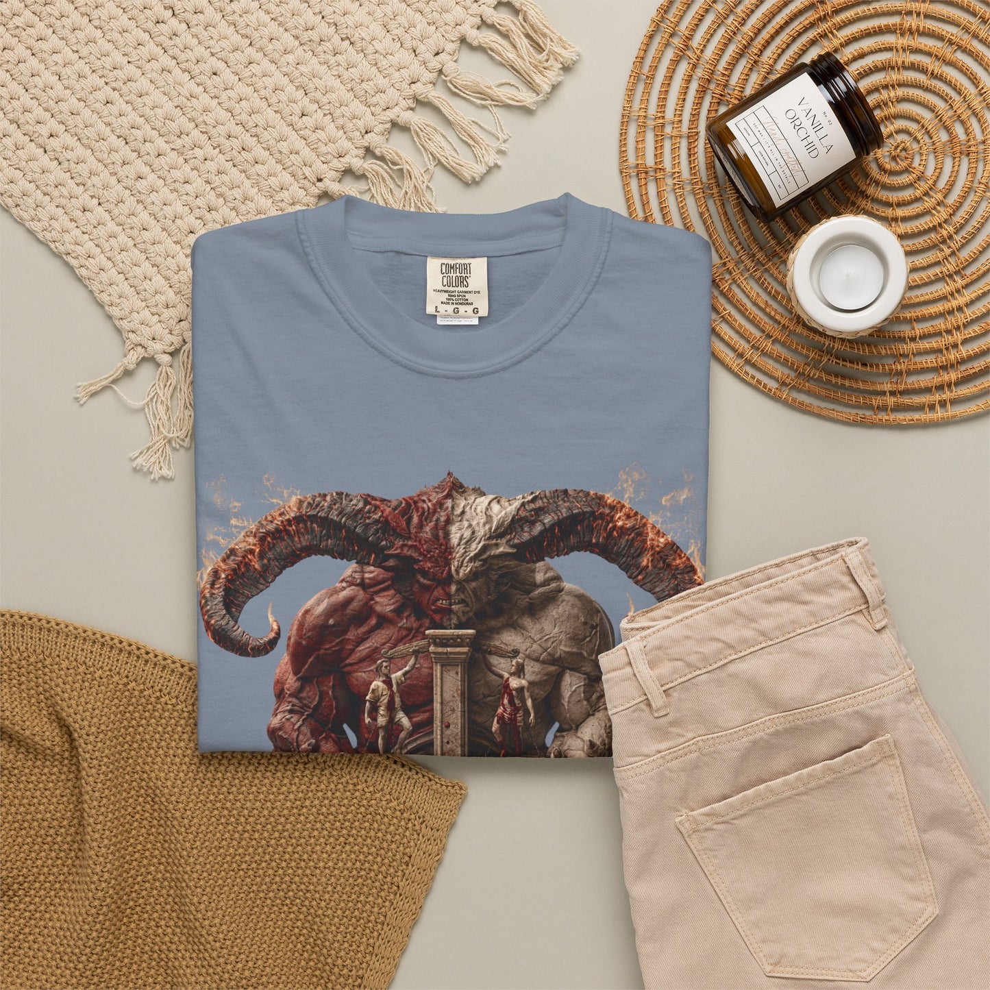 Scales of Libra-Unisex Garment-Dyed T-shirt