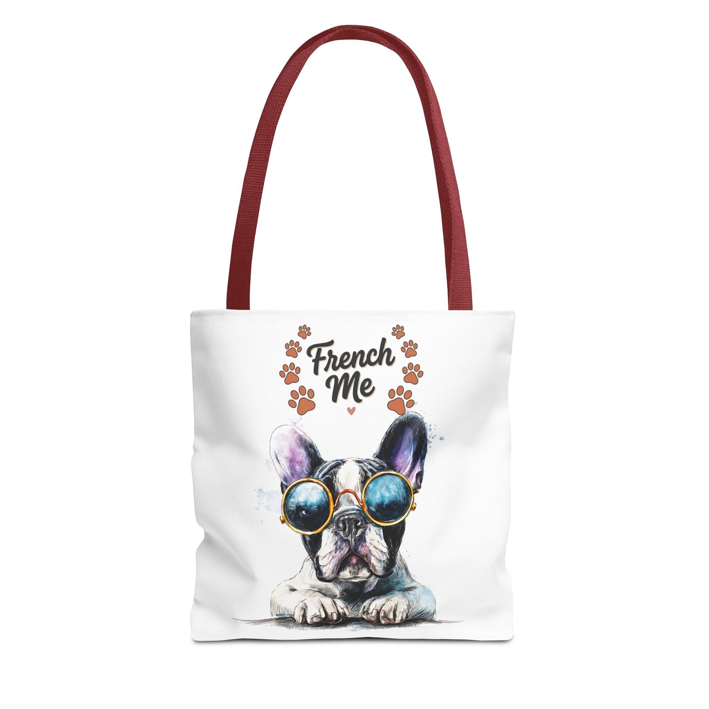 Frenchie Sunglasses Tote Bag — Cute French Bulldog Beach & Grocery Tote