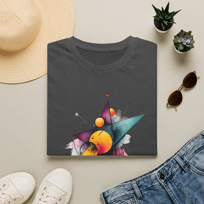 Abstract Geometric Planet Art T-Shirt