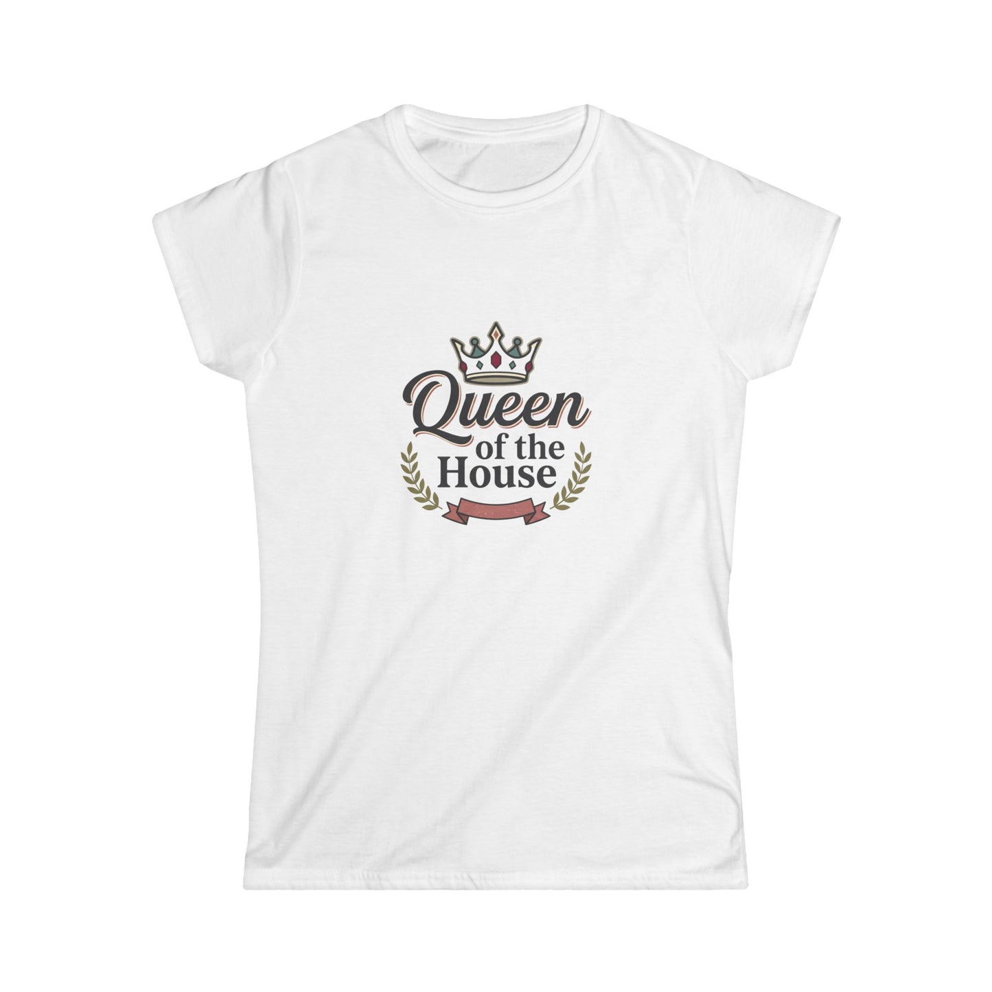 Queen of the House Women’s Tee — Crowned Mom / Funny Mother’s Day Shirt