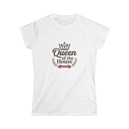 Queen of the House Women’s Tee — Crowned Mom / Funny Mother’s Day Shirt