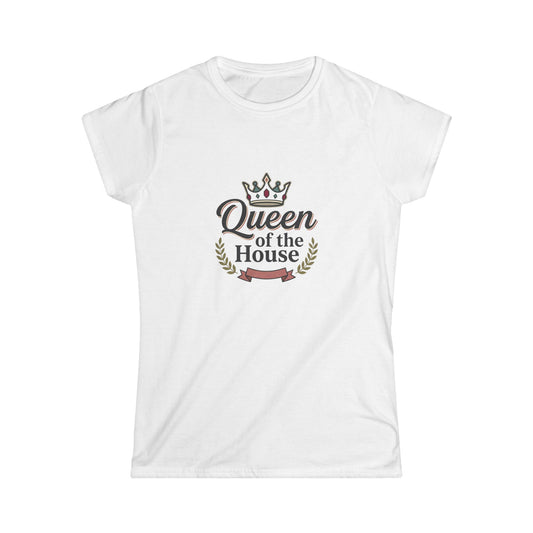 Queen of the House Women’s Tee — Crowned Mom / Funny Mother’s Day Shirt