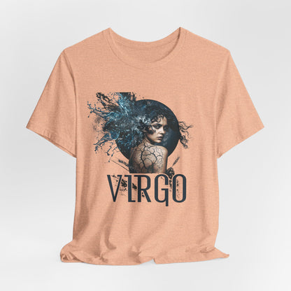 Virgo Ice Zodiac T‑Shirt for Her — Mystic Virgo Astrology Tee