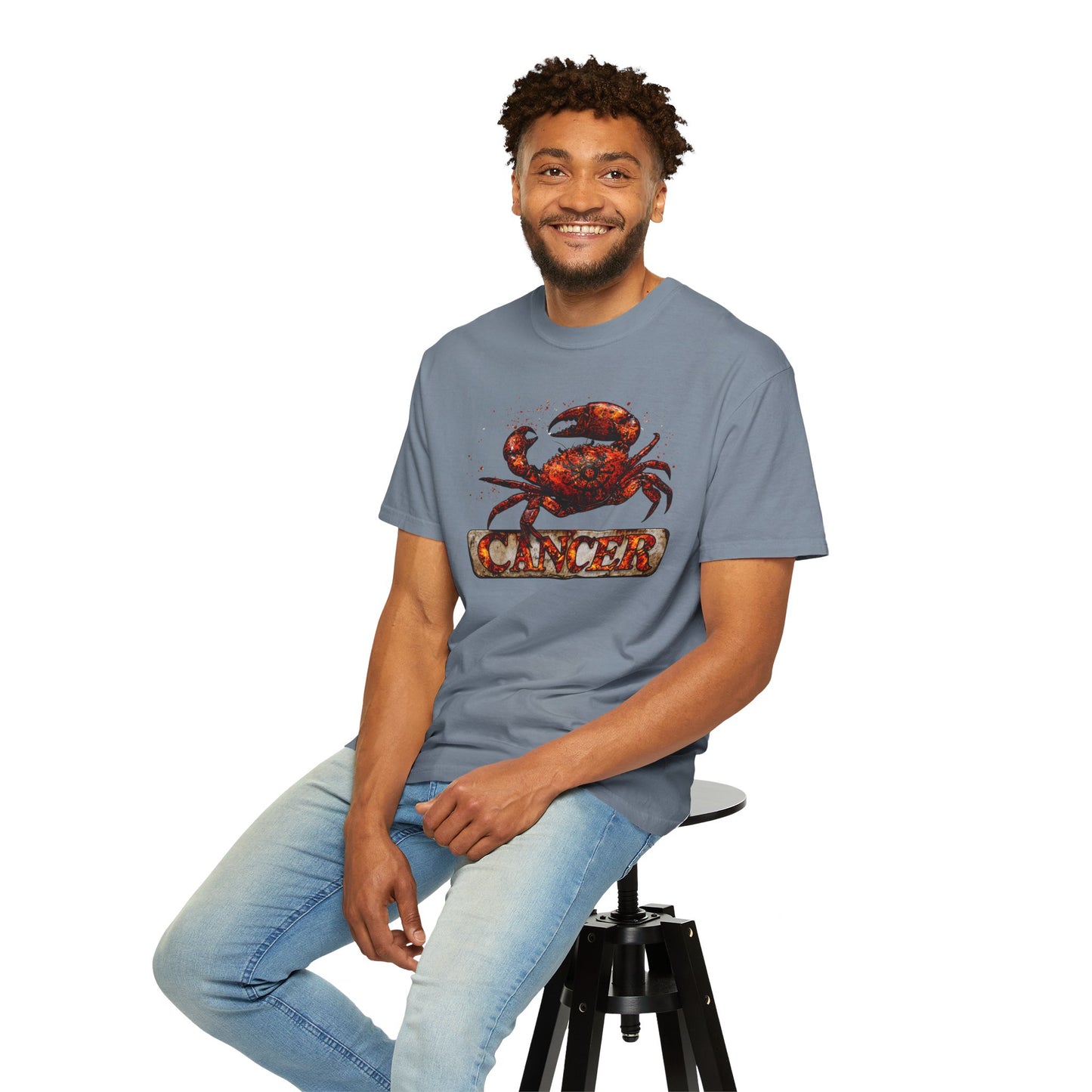 Cancer Zodiac T-Shirt — Rustic Crab Astrology Tee