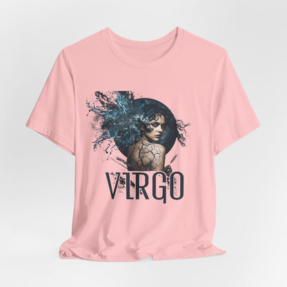 Virgo Ice Zodiac T‑Shirt for Her — Mystic Virgo Astrology Tee