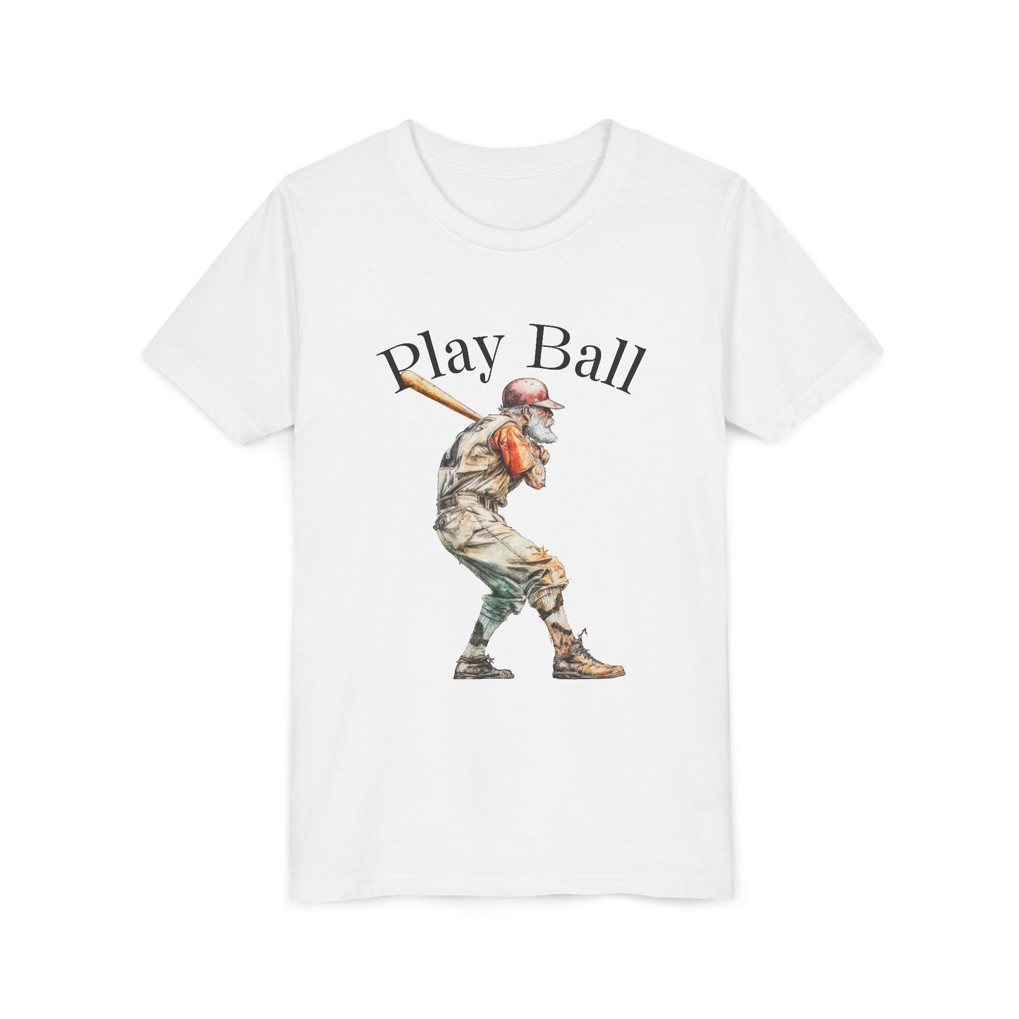 Youth Baseball Tee — 'Play Ball' Graphic T‑Shirt