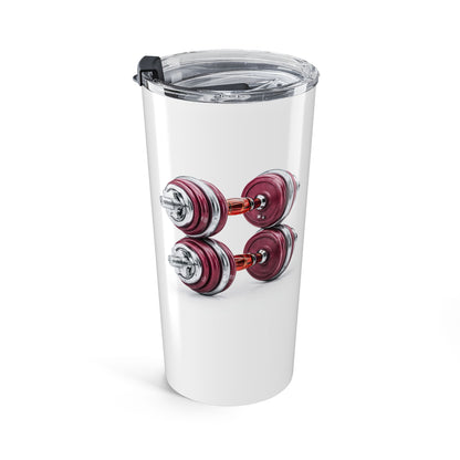 20oz Rockabilly Pin-Up Tumbler — "Get Pumped" Retro Scooter Travel Mug