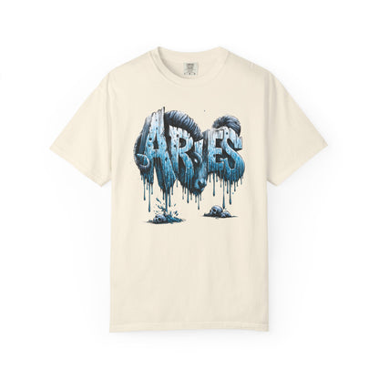 Aries Zodiac Tee — Ice Drip Astrology Graphic T-Shirt