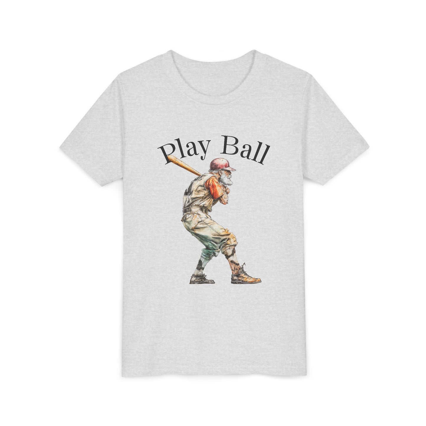 Youth Baseball Tee — 'Play Ball' Graphic T‑Shirt