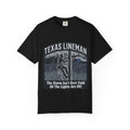 Texas Lineman T-Shirt — "The Storm Isn't Over Until All The Lights Are ON" Electrical Worker Tee