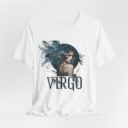 Virgo Ice Zodiac T‑Shirt for Her — Mystic Virgo Astrology Tee