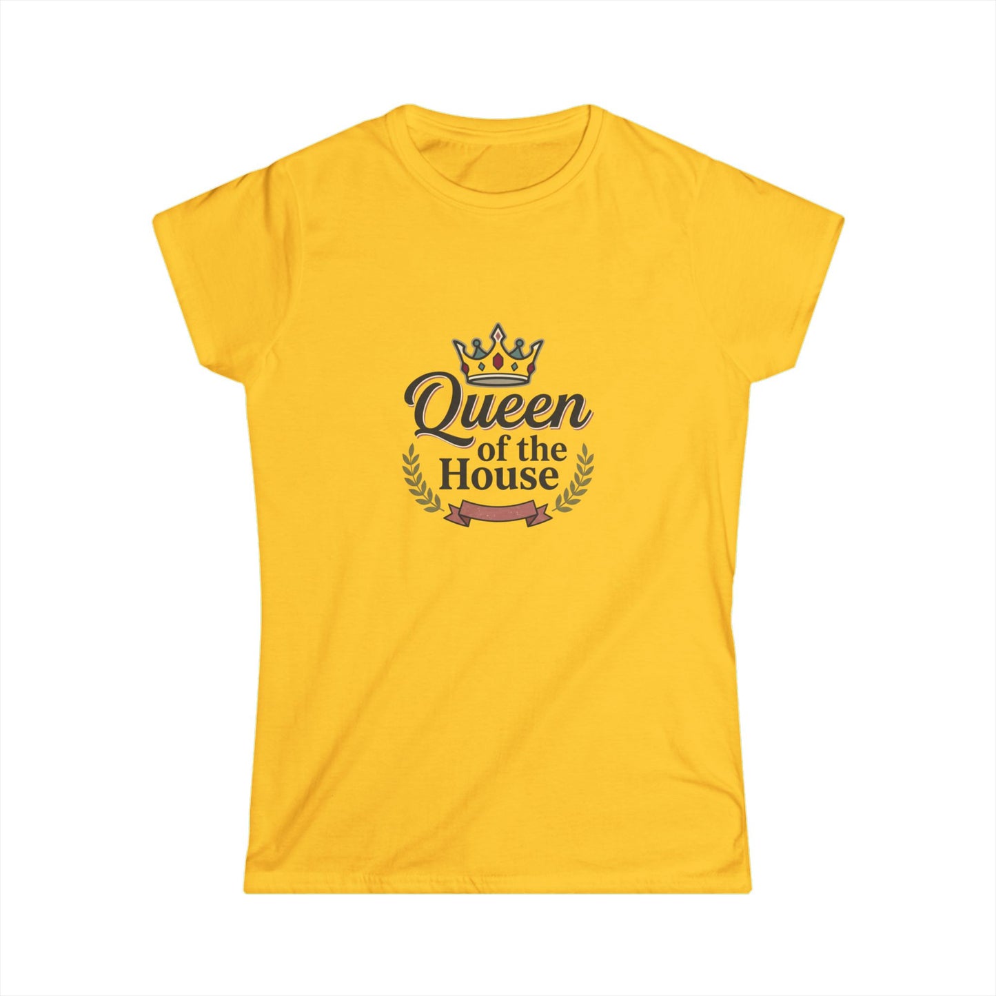 Queen of the House Women’s Tee — Crowned Mom / Funny Mother’s Day Shirt