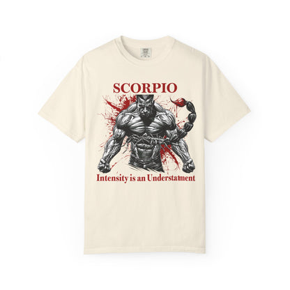 Scorpio T-Shirt — 'Intensity Is an Understatement' Zodiac Graphic Tee