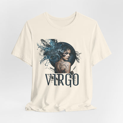 Virgo Ice Zodiac T‑Shirt for Her — Mystic Virgo Astrology Tee