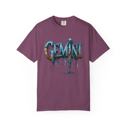 Gemini Zodiac Graphic T-Shirt — Frost Drop Tee