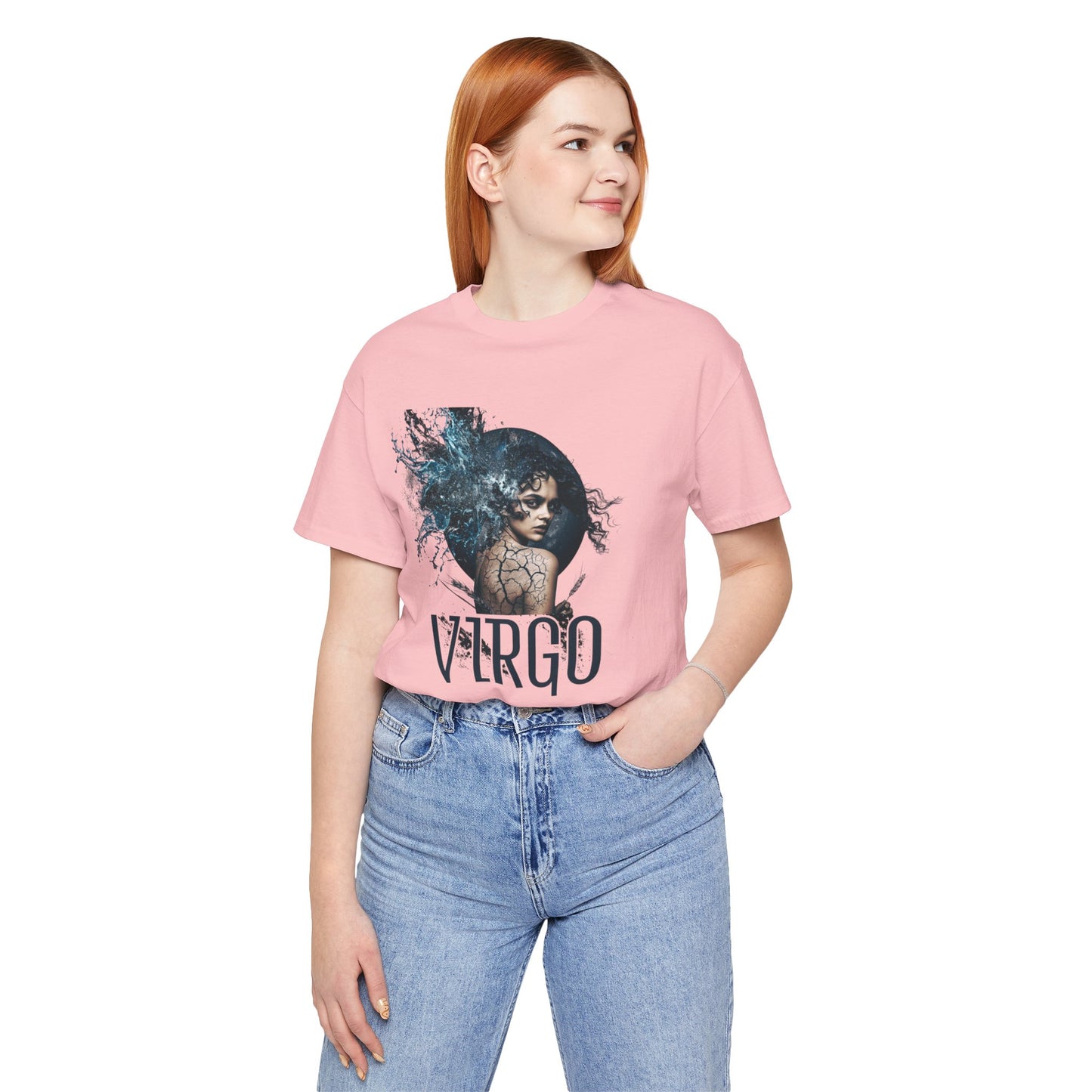 Virgo Ice Zodiac T‑Shirt for Her — Mystic Virgo Astrology Tee
