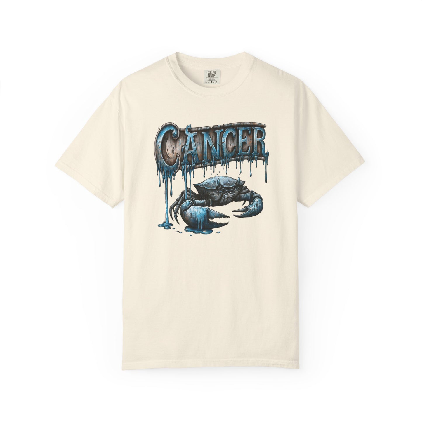 Cancer Zodiac Crab T-Shirt — Blue Drip Astrological Tee