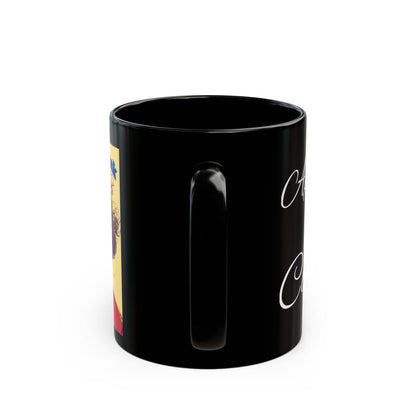 Coffee Break Mug — Funny Retro Surprised Man Graphic Coffee Cup
