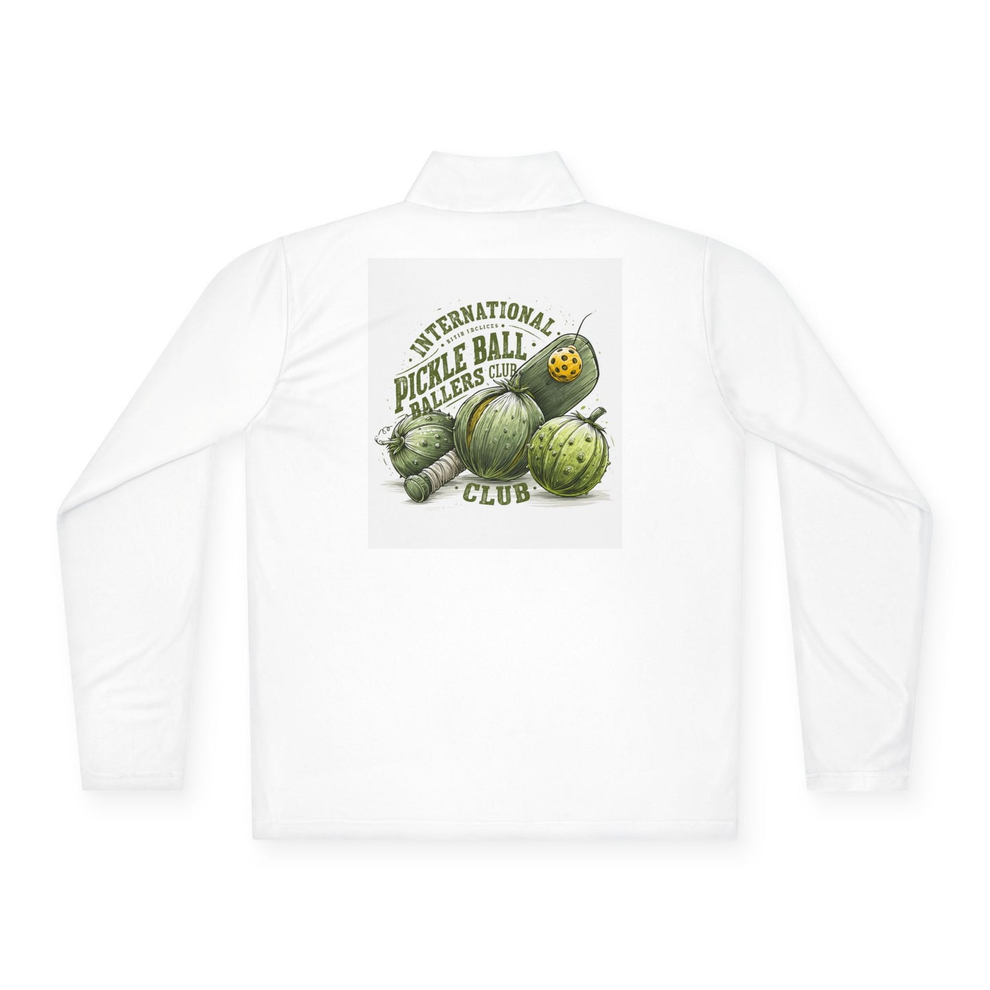 Quarter-Zip Pullover - International Pickleball Club Vintage Graphic