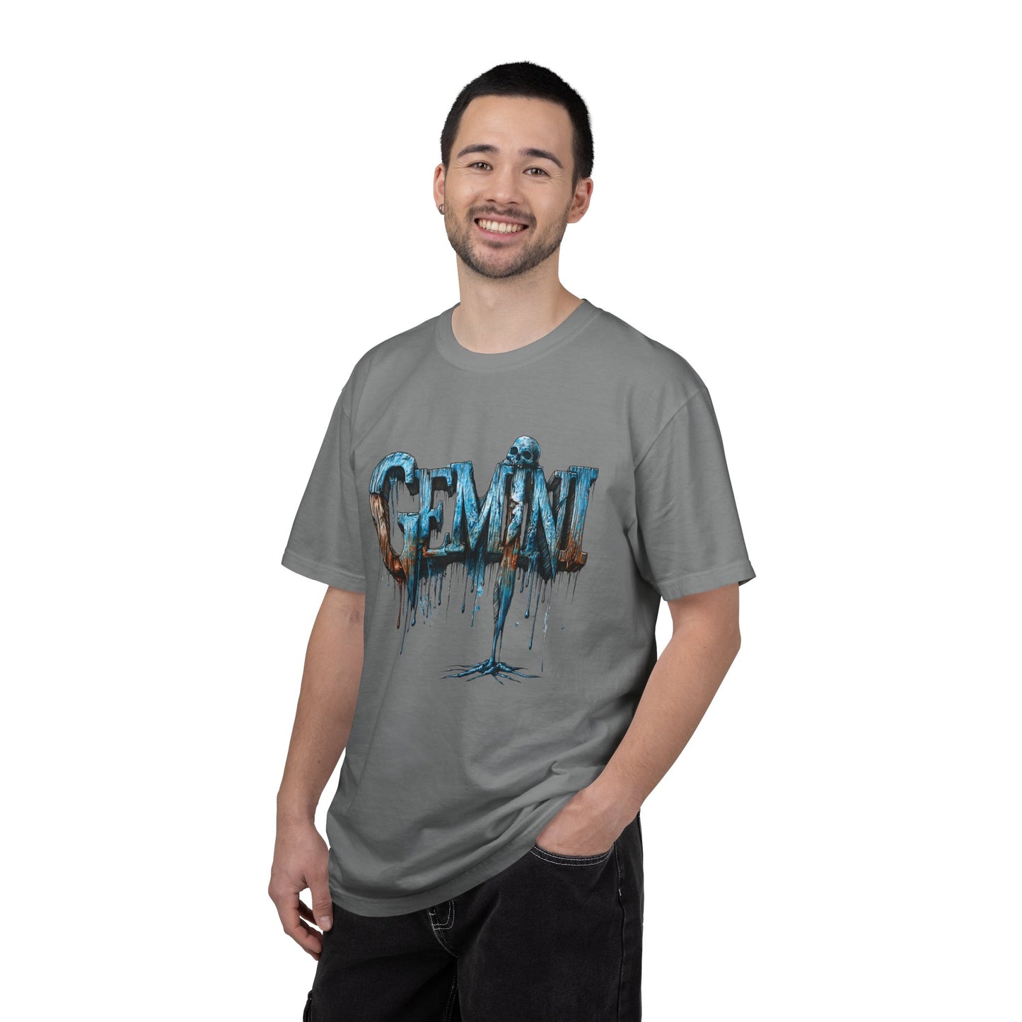 Gemini Zodiac Graphic T-Shirt — Frost Drop Tee