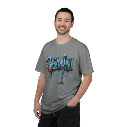 Gemini Zodiac Graphic T-Shirt — Frost Drop Tee