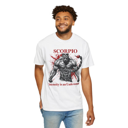 Scorpio T-Shirt — 'Intensity Is an Understatement' Zodiac Graphic Tee