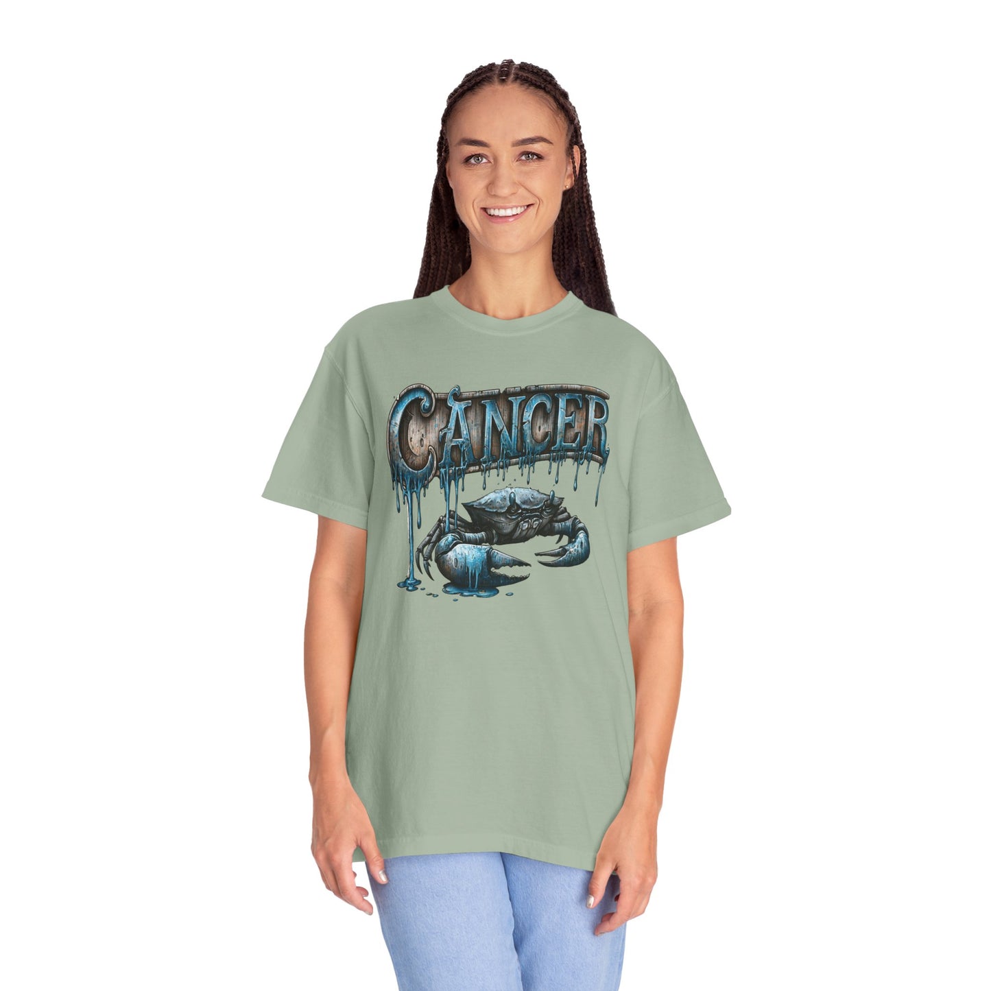 Cancer Zodiac Crab T-Shirt — Blue Drip Astrological Tee