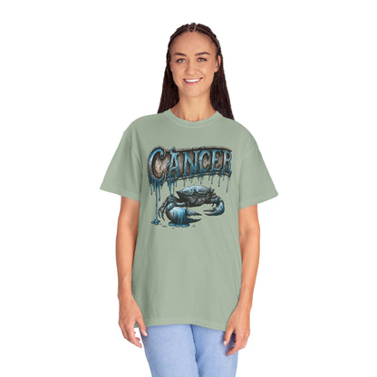 Cancer Zodiac Crab T-Shirt — Blue Drip Astrological Tee