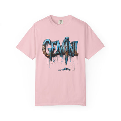 Gemini Zodiac Graphic T-Shirt — Frost Drop Tee