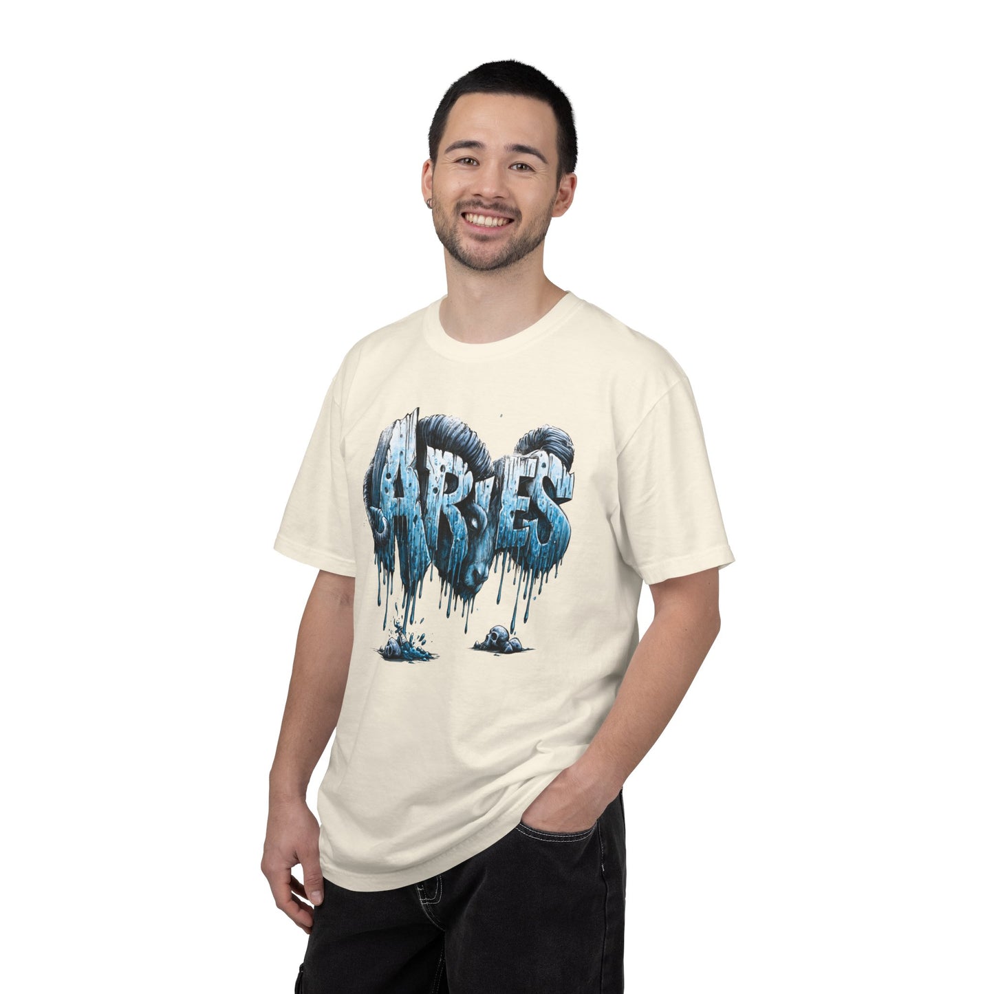 Aries Zodiac Tee — Ice Drip Astrology Graphic T-Shirt