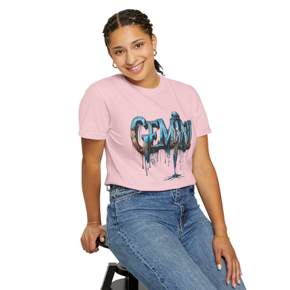 Gemini Zodiac Graphic T-Shirt — Frost Drop Tee