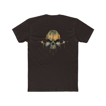 Skull Drip Graphic Tee — Watercolor Skull T-Shirt